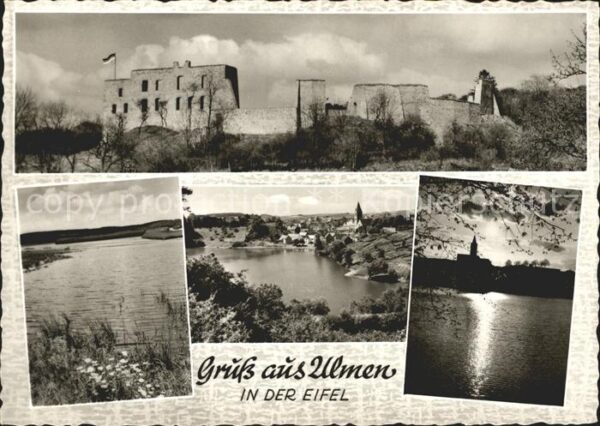 Ulmen Burgruine am Ulmener Maar