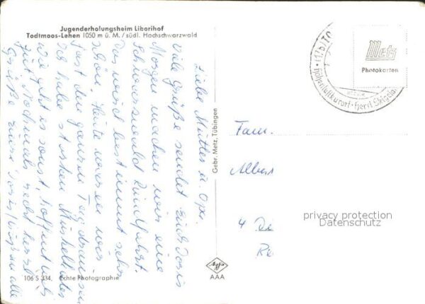 Lehen Todtmoos Jugenderholungsheim Liborihof – Bild 2