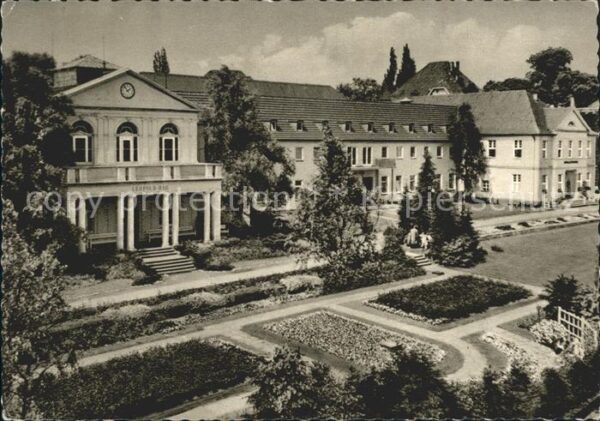 Bad Salzuflen Rosengarten mit Badehäusern und Inhalat