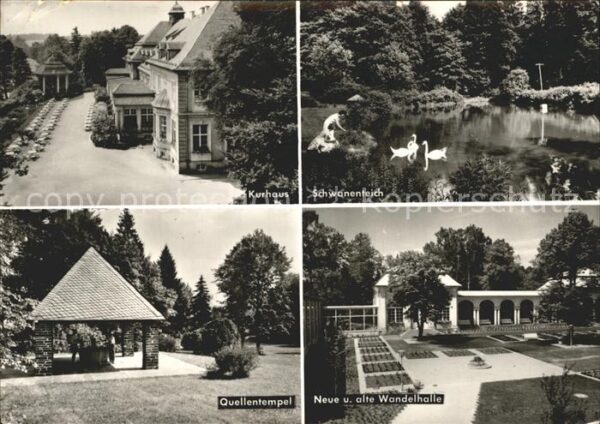 Bad Steben Kurhaus Schwanenteich Quellentempel Neu