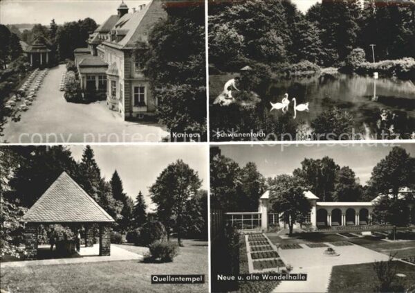 Bad Steben Kurhaus Schwanenteich Quellentempel Neu