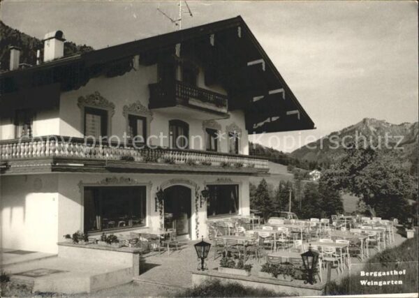Weingarten Aidenbach Berggasthof Weingarten