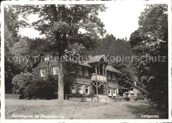 Langenau Oberfranken Geroldsgrün im Frankenwald