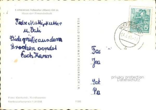 Schierke Harz Haus der Freundschaft – Bild 2