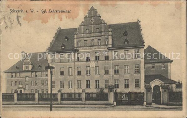 Schwerin Warthe Skwierzyna PL Kgl Lehrerseminar