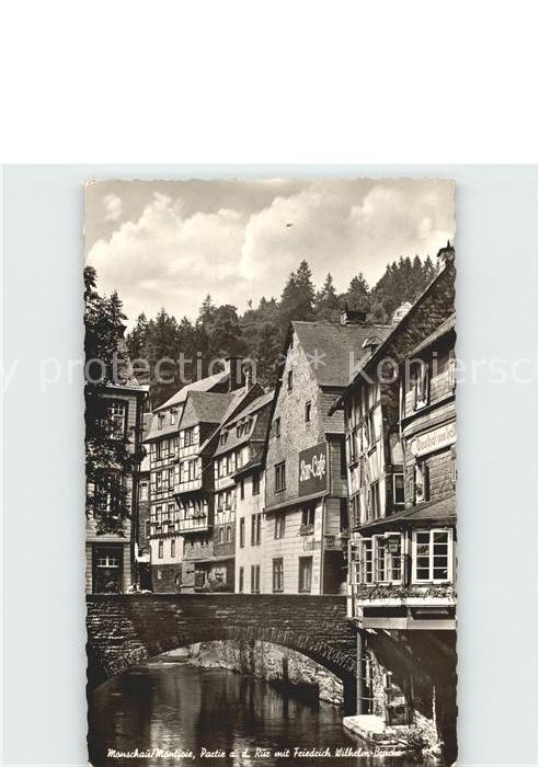 Monschau Partie an der Rur mit Friedrich Wilhelm