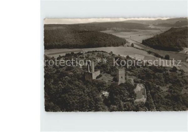 Volkmarsen Kugelsburg Fliegeraufnahme