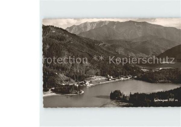 Spitzingsee gegen Sonnwendjoch Alpenpanorama