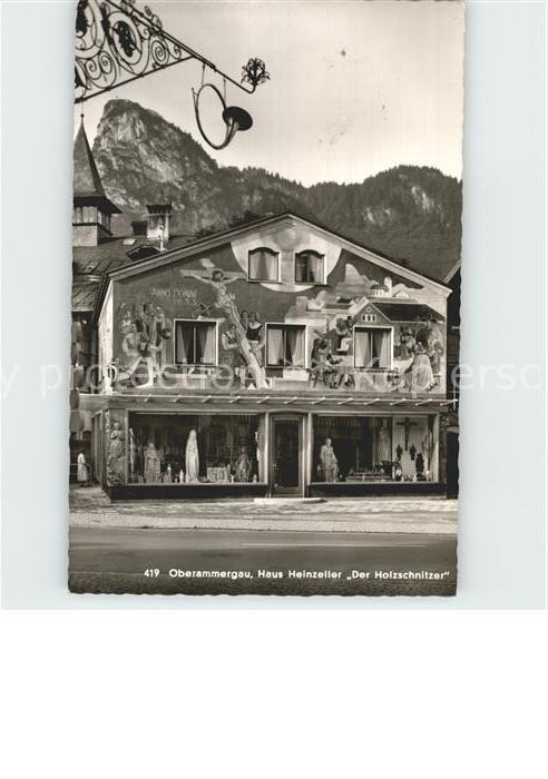 Oberammergau Haus Heinzeller Der Holzschnitzer