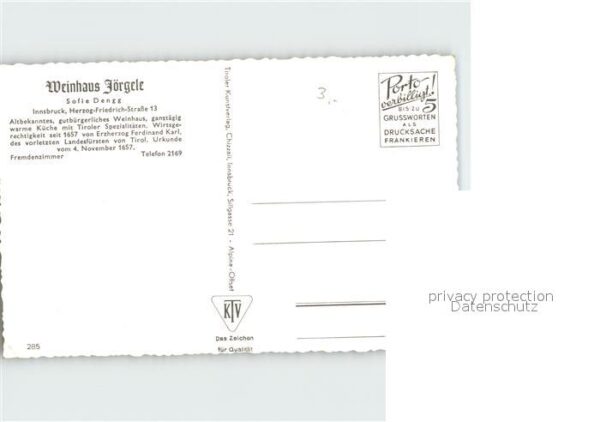 Innsbruck Weinhaus Jörgele – Bild 2
