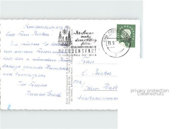 Freudenstadt Höhenluftkurort Schwarzwald Fliegeraufn – Bild 2