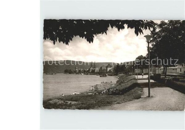 Boppard Rhein Uferpartie