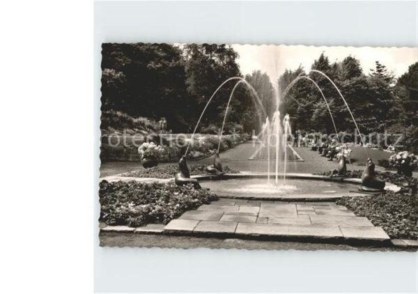 Remscheid Staudengarten Springbrunnen