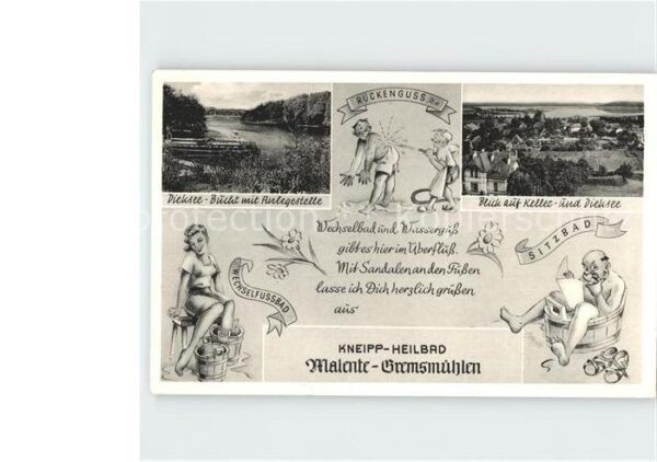 Gremsmuehlen Dieksee Bucht Anlegestelle Kellersee We