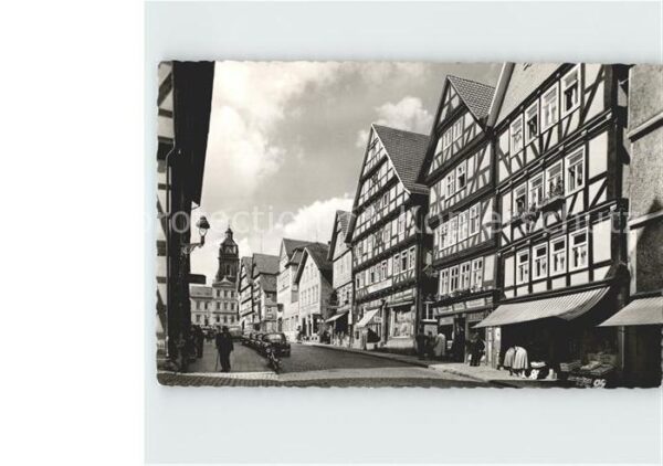 Bad Wildungen Brunnenstrasse Fachwerkhäuser