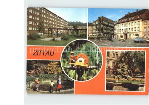 Zittau Neubaugebiet August Bebel Platz Schleif