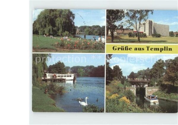 Templin Uferpromenade Ratsteich FDGB Erholungsh