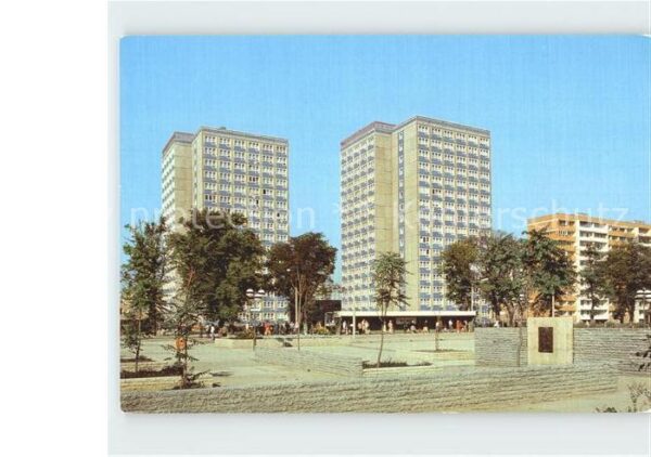 Magdeburg Paul Markowski Platz Hochhäuser