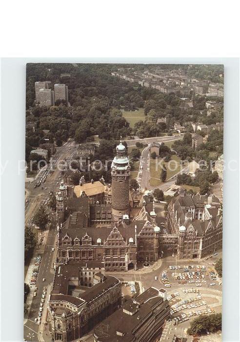 Leipzig Neues Rathaus Fliegeraufnahme