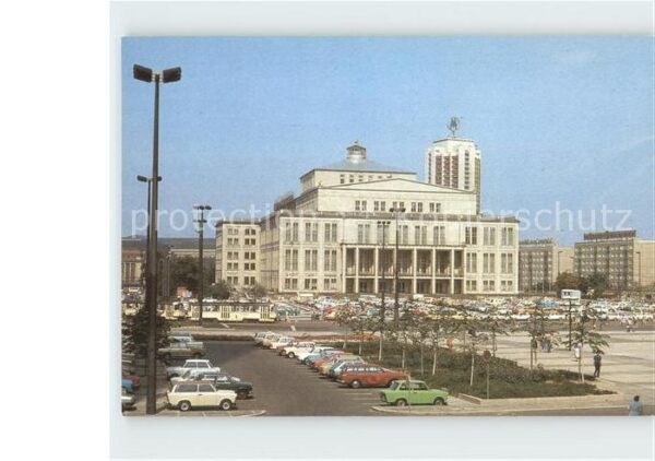 Leipzig Blick zur Oper