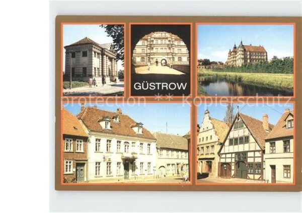 Guestrow Mecklenburg Vorpommern Schloss Heimatmuseum Georg Friedrich Ke