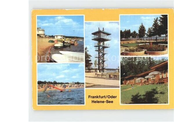 Frankfurt Oder Helene See Aussichtsturm Strand Promena