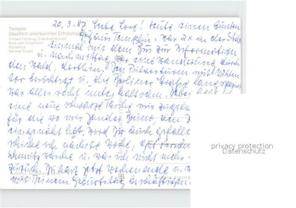 Templin Fährkrug Eisenbahnbrücke Pulverturm Müh – Bild 2