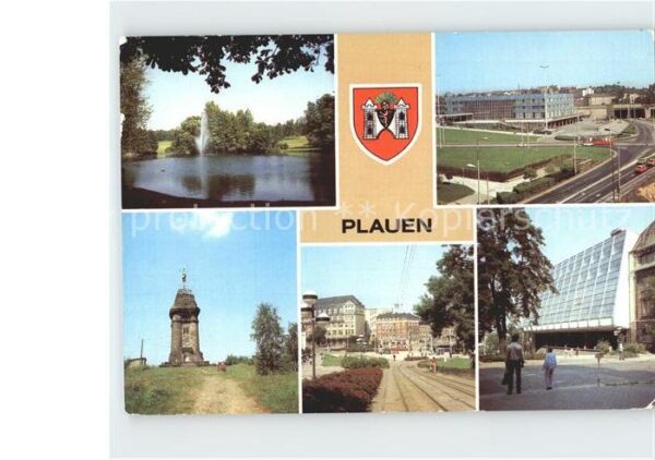 Plauen Vogtland Stadtpark Bahnhof Kemmlerturm Otto Grot