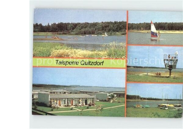 Kollm Talsperre Quitzdorf Bungalowsiedlung Wi