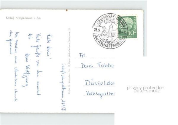 Mespelbrunn Schloss Schwanenteich – Bild 2