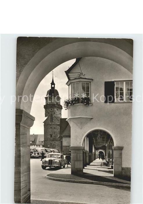 Freudenstadt Cafe Baur Zum Güldnen Barben Arkaden Ma