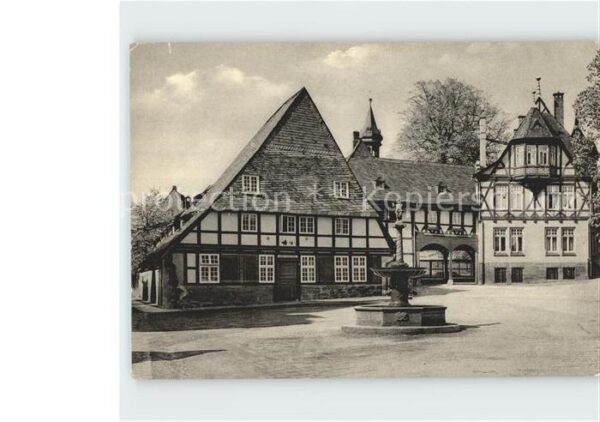 Goslar Frankenberger Plan Brunnen