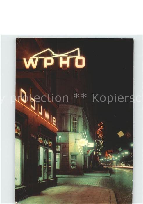Wroclaw Strassenpartie bei Nacht