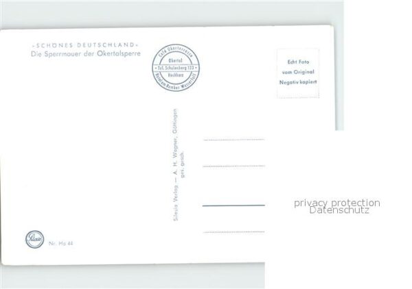 Okertalsperre Sperrmauer – Bild 2