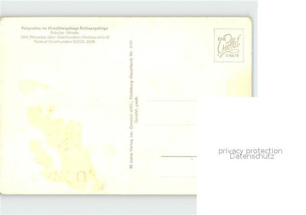 Rinsecke Ponyreiten im Hirschfreigehege Rothaarg – Bild 2