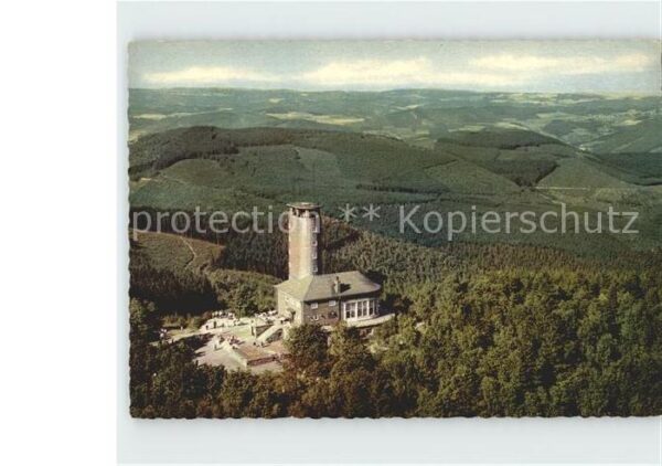 Kirchhundem Aussichtsturm Hohe Bracht Fliegeraufnah