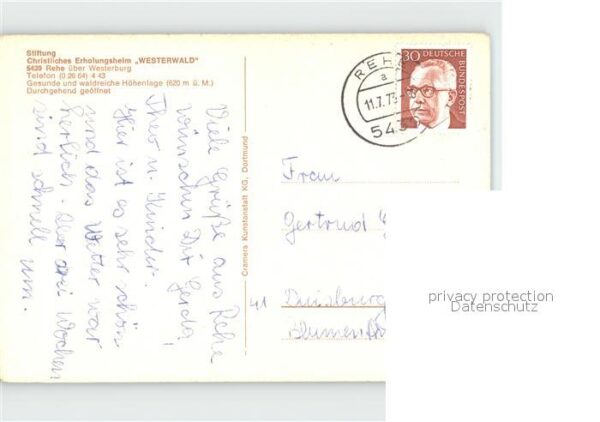Rehe Westerwald Stiftung Christliches Erholungsheim Wes – Bild 2