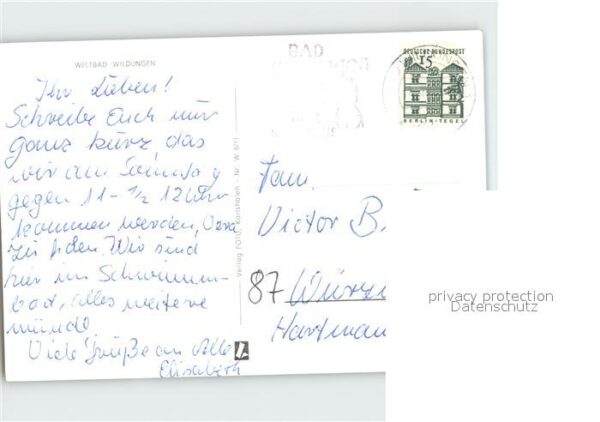 Bad Wildungen Brunnenallee Kurhaus Kurpark Teich Pavi – Bild 2