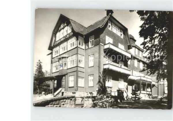 Oberhof Thueringen VdK Erholungsheim Hauptgebäude
