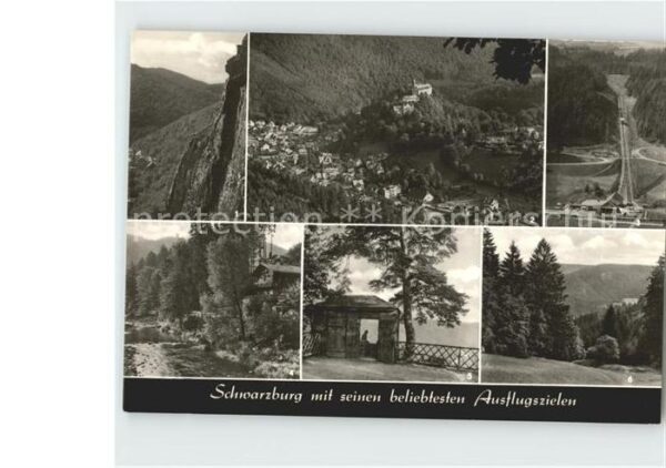 Schwarzburg Thueringer Wald Steinklippen Bergbahn Schweizerhaus Sch