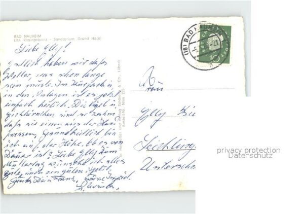 Bad Nauheim LVA Rheinprovinz Sanatorium Grand Hotel – Bild 2