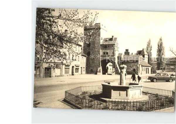 Naumburg Saale Marientor Brunnen