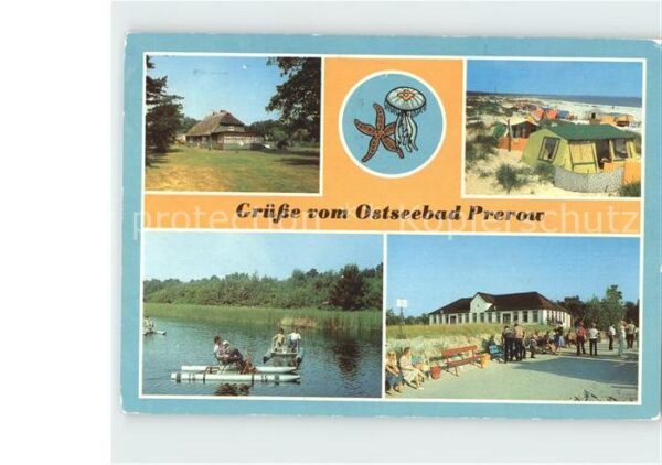 Prerow Ostseebad Rohrdachhaus Campingplatz Wassertreter