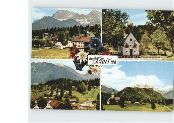 Klais Teilansichten Kapelle Alpenflora Alpenp
