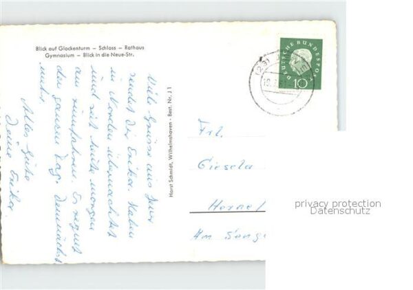 Jever Glockenturm Schloss Rathaus Gymnasium N – Bild 2