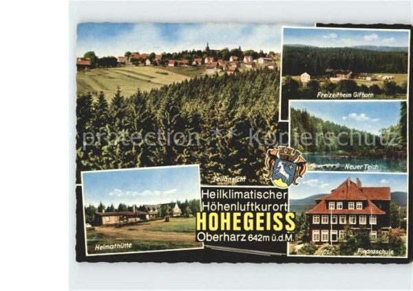 Hohegeiss Harz Panorama Kurort Freizeitheim Gifhorn Ne