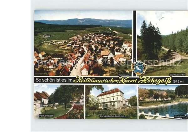 Hohegeiss Harz Panorama Kurort Wolfsbachtal Waldbad Bu