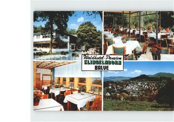 Balve Waldhotel Pension Klingelnborn Restaura
