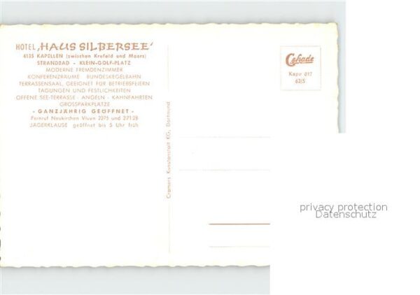 Kapellen Moers Hotel Haus Silbersee Strandbad – Bild 2