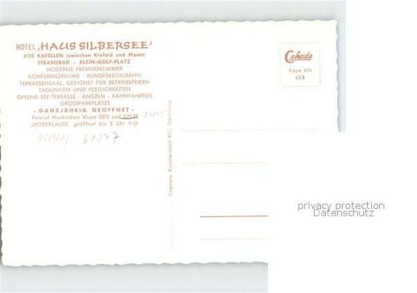 Kapellen Moers Hotel Haus Silbersee Strandbad Steg – Bild 2